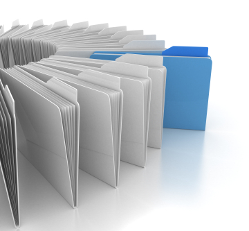 Image of file folders 